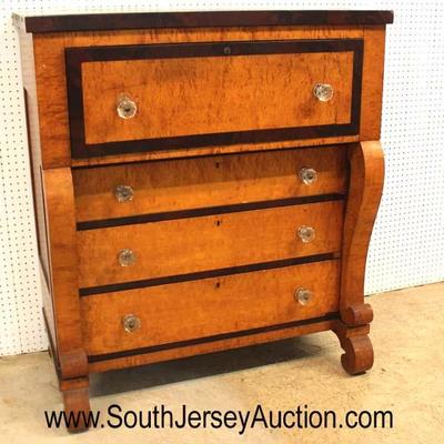  ANTIQUE Birdseye and Cherry Empire Butlers Desk in the Original Finish

Auction Estimate $200-$400 â€“ Located Inside 