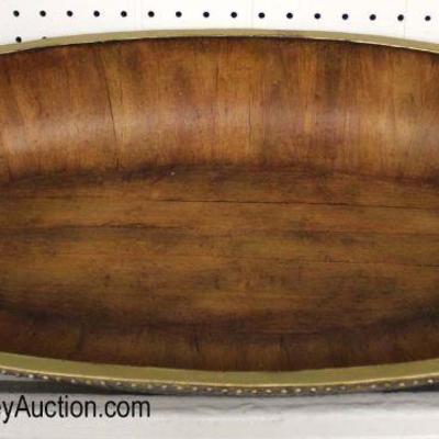  QUALITY Decorator Large Brass Wrap Center Bread Bowl

Auction Estimate $50-$100 â€“ Located Glassware 
