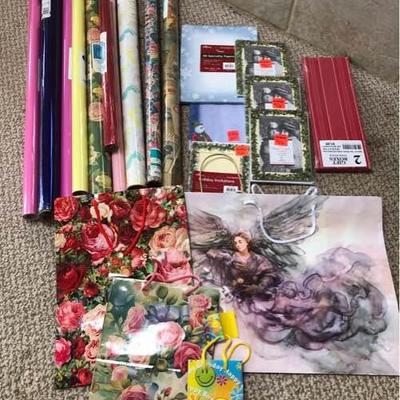 New Gift Wrap, Stationary, Bags