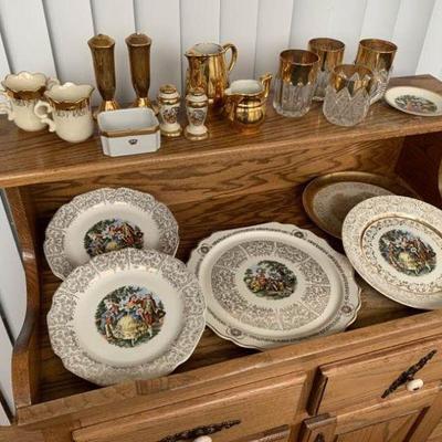 Various Early American Pattern China Plus