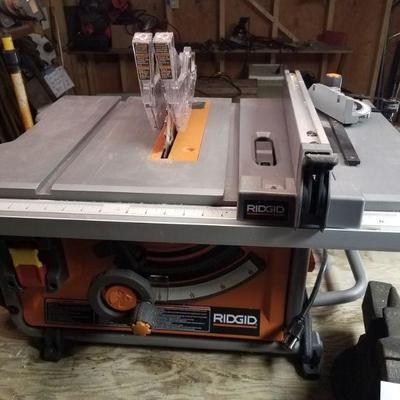 Ridgid 10 Inch Table Saw