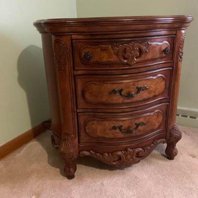 Three-Drawer Bedside Table