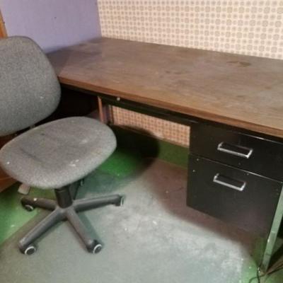 Vintage Desk with Chair