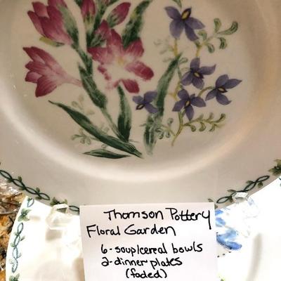 Thompson Pottery Floral Garden 