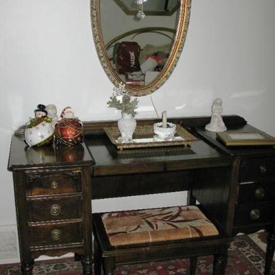 Dressing table with stool   BUY IT NOW $ 68.00