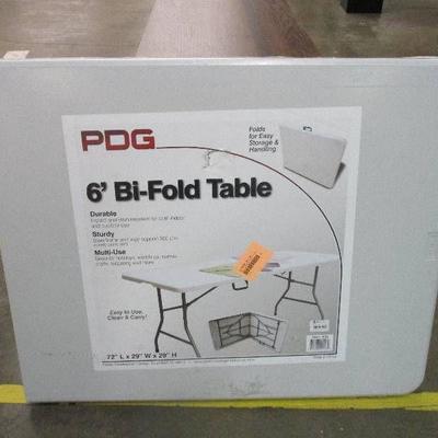 6ft Bi-Fold Table