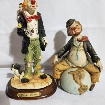 Lot of 2 Lonely Clowns