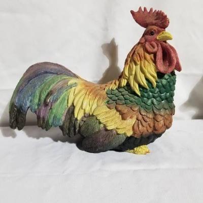 Single Colorful Rooster