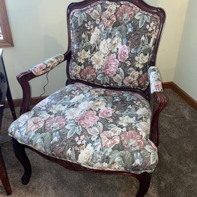 Vintage flower chair