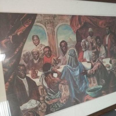 African American 'The Last Supper' by Cornell Barnes
