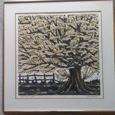 Apple Tree, Joe Ardourel Limited Serigraph