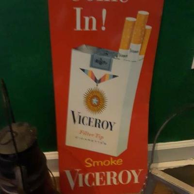 Metal sign