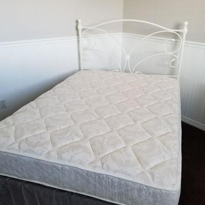 Pottery Barn Full size bed and mattress