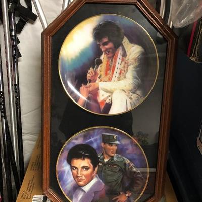 Elvis collectors plates