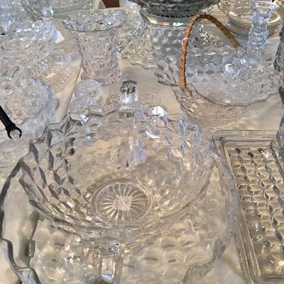 Fostoria American Block - rare pieces 