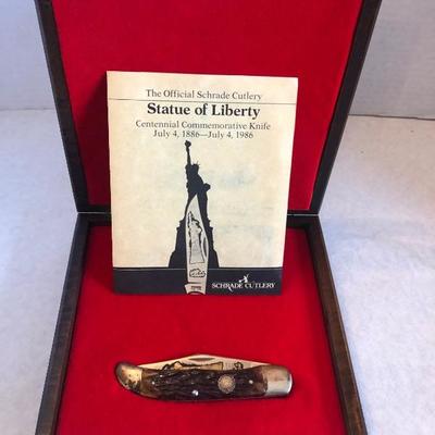 Schrade pocketknife - Statue of Liberty