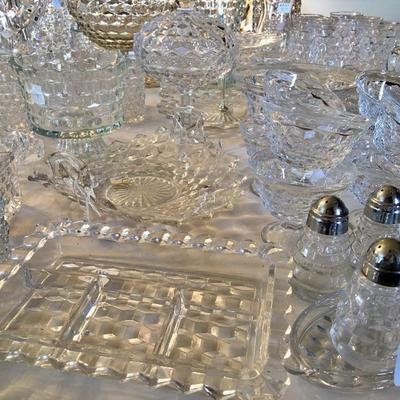 Fostoria American Block - rare pieces 