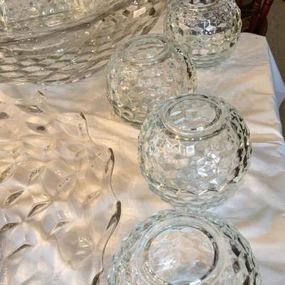 Fostoria American Block - rare pieces 