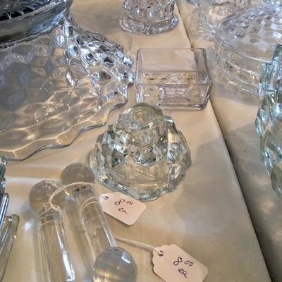 Fostoria American Block - rare pieces 