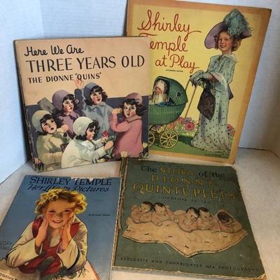 Shirley Temple & Dionne Quintuplets books