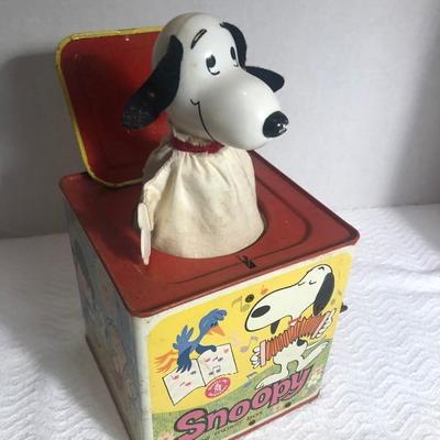 Snoopy jack in the box - Fisher-Price