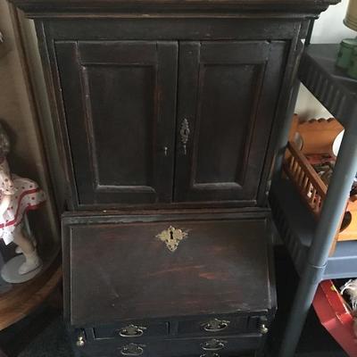 Childâ€™s slant front desk