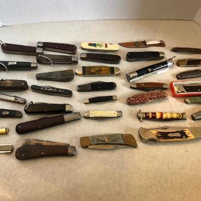 Pocket knife collection - name Brands