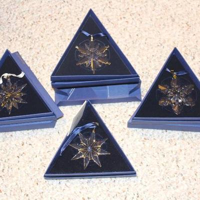 Swarovski crystal ornaments