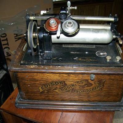 Antique Edison phonograph