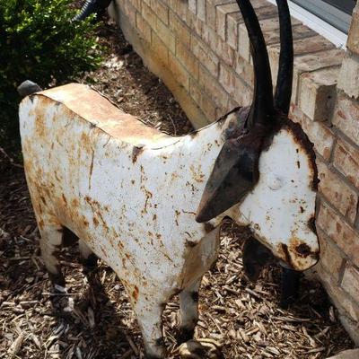 Goat Metal Yard Art