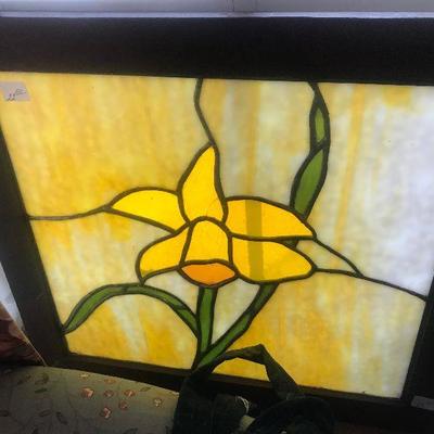 Stained Glass Daffodil 