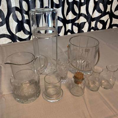 Mikasa Ice Bucket, Princess House Vases, Lenox Shot Glass