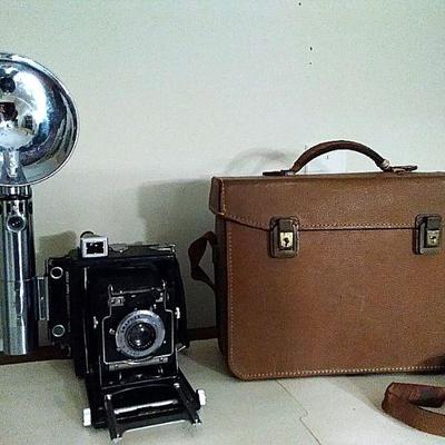 Vintage Graphix Camera with original accessories and leather bag