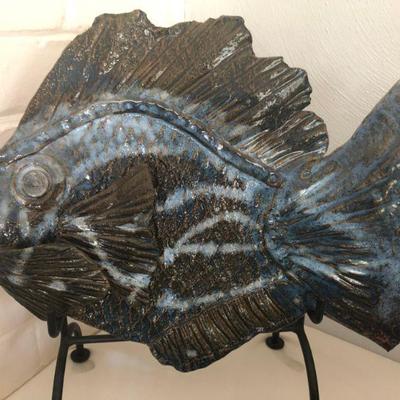 Large ceramic fish