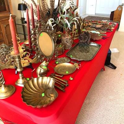 Large selection of back-in-style Brass