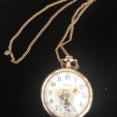 Waltham Pocket Watch w/chain