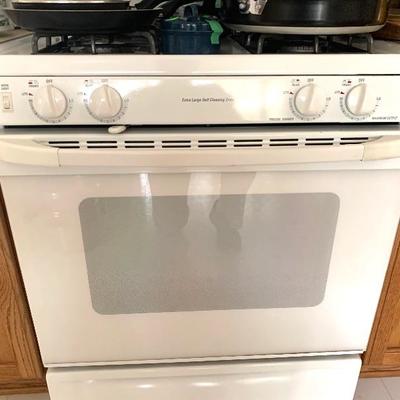  GE CL-44 Self-Cleaning Gas Stove (White) - $125