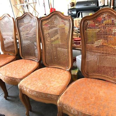 6 French Provincial Dining Room chairs (incl. 2 arm chairs)
