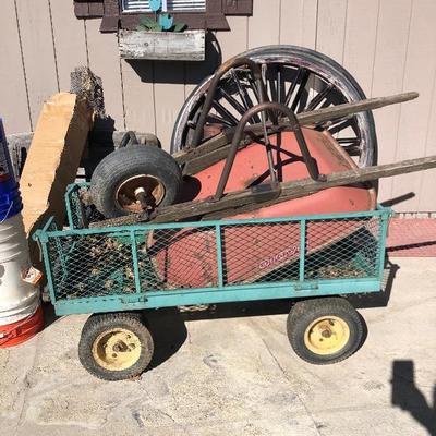 Rolling cart and garden 