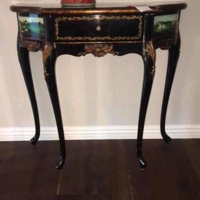 Hand painted console