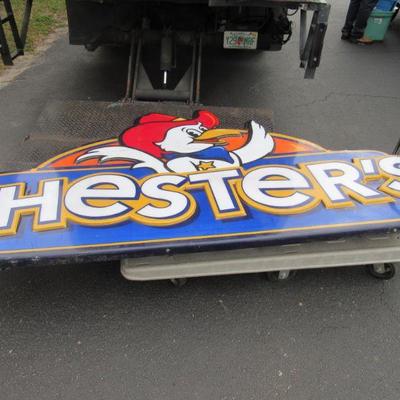Chester's Chicken sign