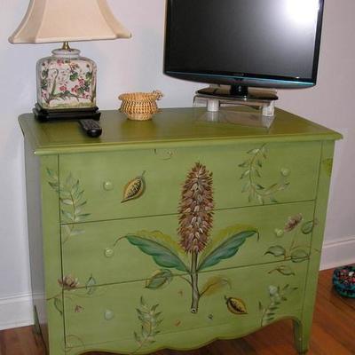 Painted 3 drawer Chest
