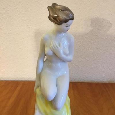 Hollohazal Hungary - Sitting Nude Women figurine