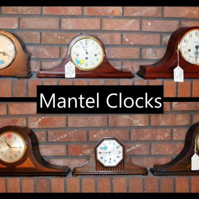 Vintage mantel clocks