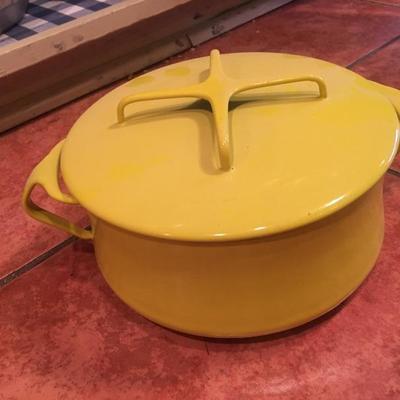 Vintage "Dansk" enamel dutch oven pot