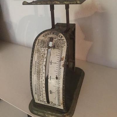 "Columbian" vintage postal scale