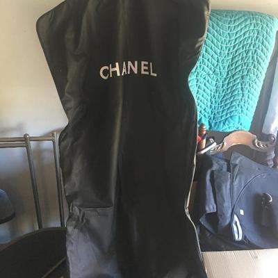 Chanel travel garment bag 