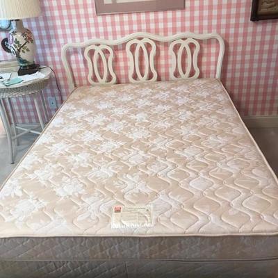 Double bed with box spring and mattress $120
