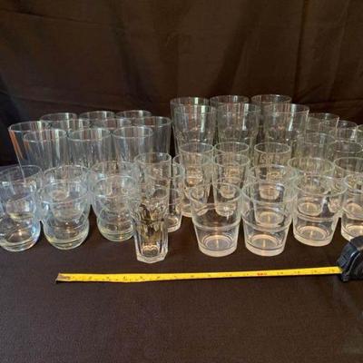 Assortment of Glass Cups & Glasses