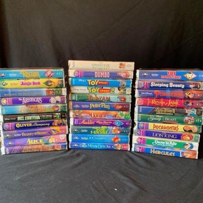 31 Disney VHS Movies